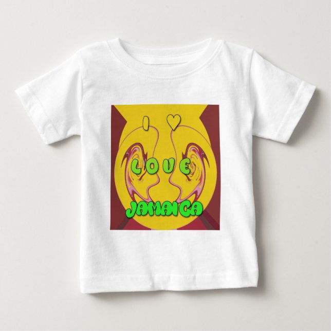 I love Jamaica.png Baby T-Shirt (Front)
