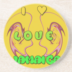 I love Jamaica.png Coaster