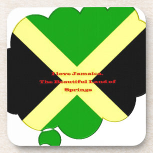 I Love Jamaica. The Beautiful Land of Springs Coaster