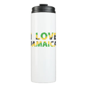 I LOVE JAMAICA THERMAL TUMBLER