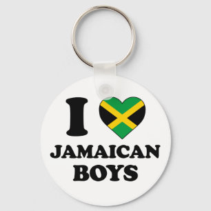 I love Jamaican boys Key Ring