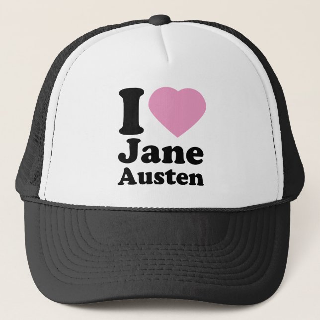 I Love Jane Austen Hat (Front)