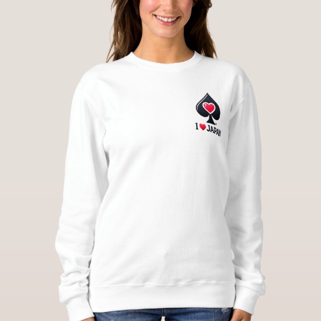 I LOVE JAPAN5 SWEATSHIRT (Front)
