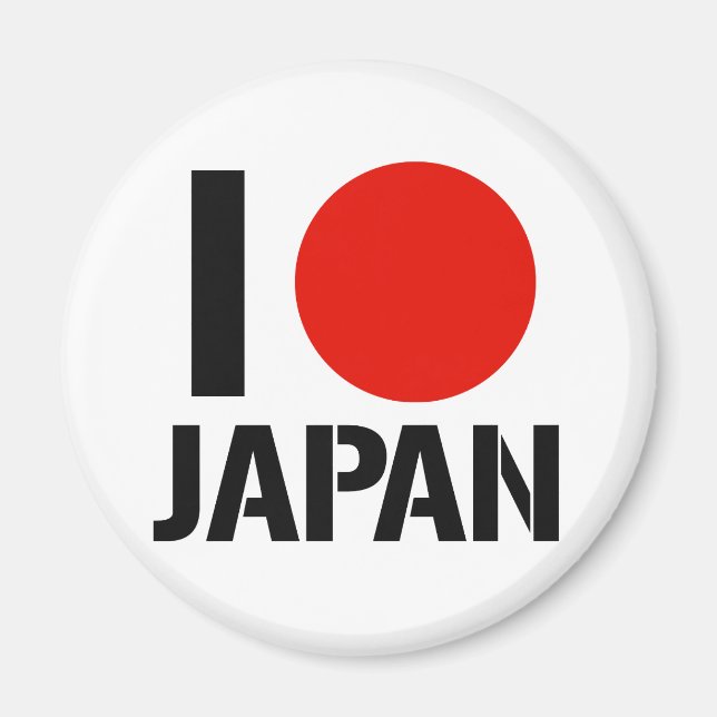 I LOVE JAPAN MAGNET (Front)