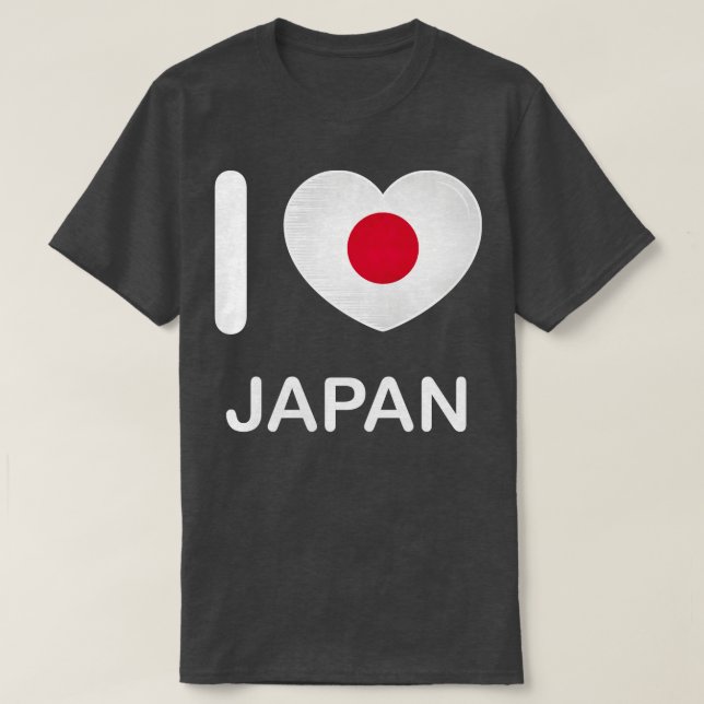I Love Japan My Home My Country 3 T-Shirt (Design Front)