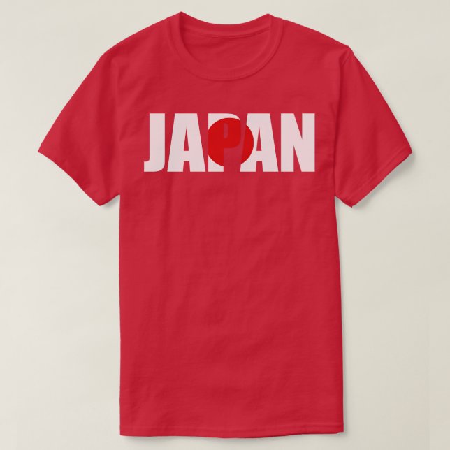 I Love Japan My Home My Country T-Shirt (Design Front)