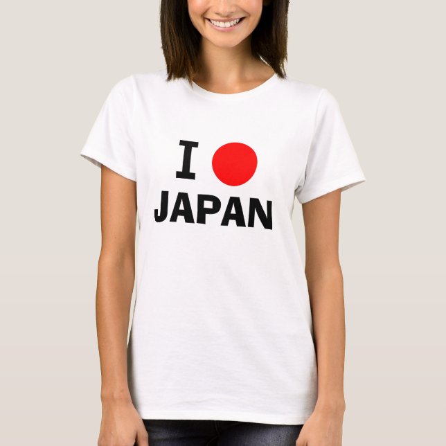 I Love Japan T-Shirt (Front)