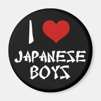 I Love Japanese Boys Magnet