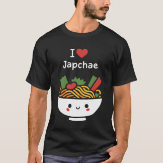 I Love Japchae Korean Food Delight gift T-Shirt