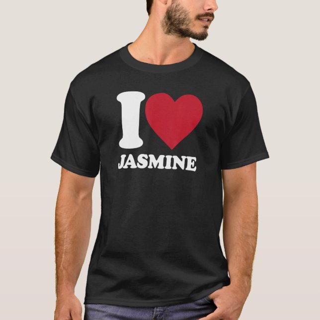 I Love Jasmine - I heart Jasmine T-Shirt (Front)