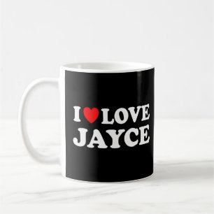 I Love Jayce I Heart Jayce Coffee Mug