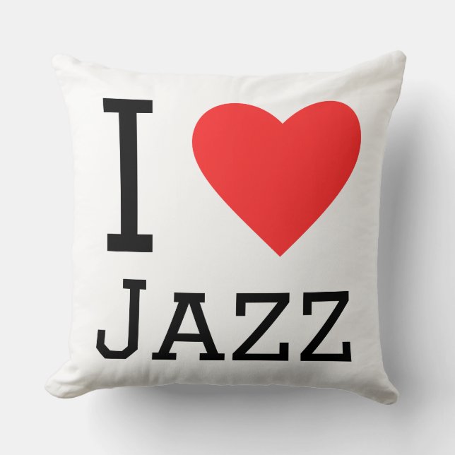 I love jazz cushion (Front)