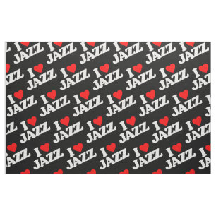 I LOVE JAZZ FABRIC