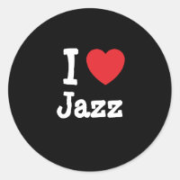I love Jazz heart custom personalised