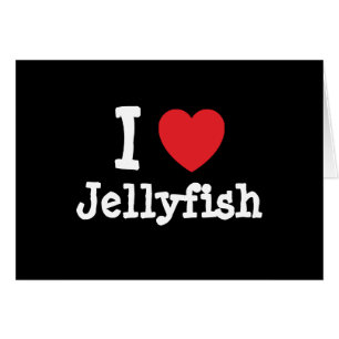 I love Jellyfish heart custom personalised