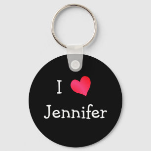 I Love Jennifer Key Ring