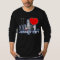 I love Jersey City skyline t-shirt