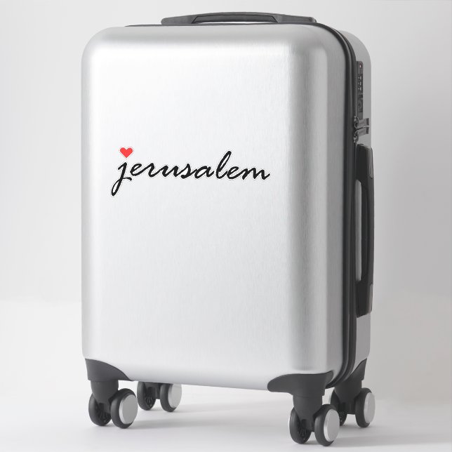 I love Jerusalem Israel (Suitcase)