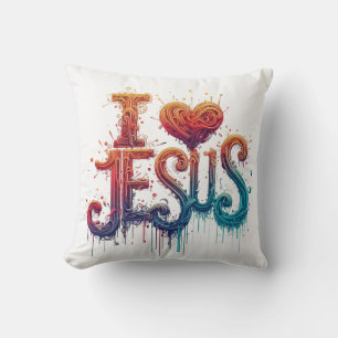 I Love Jesus #3 Cushion