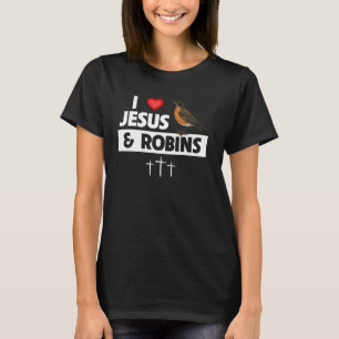 I Love Jesus and American Robins Connecticut State T-Shirt