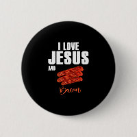 I Love Jesus and Bacon Funny Christian Religious