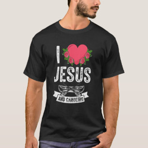 I Love Jesus And Canoeing Kayaking Kayak Boating G T-Shirt