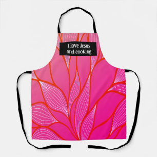I love Jesus and cooking Apron