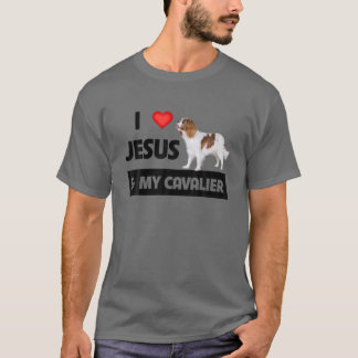 I Love Jesus And My Cavalier King Charles Spaniel T-Shirt