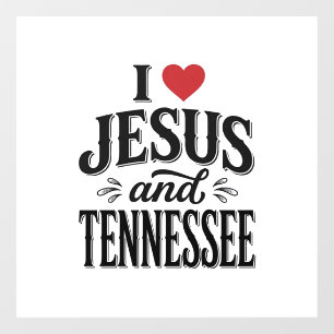 I Love Jesus and Tennessee Vintage Christian Desig