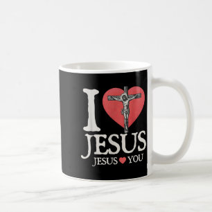 I Love Jesus Christian Jesus Love You Bible Verse Coffee Mug