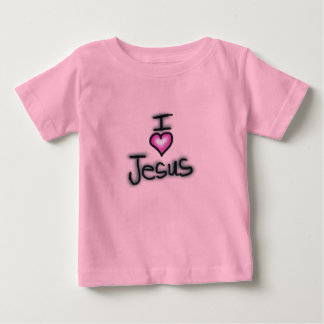 I Love Jesus Christian Quote Baby T-Shirt