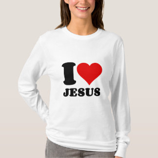 i love Jesus christian quote T-Shirt