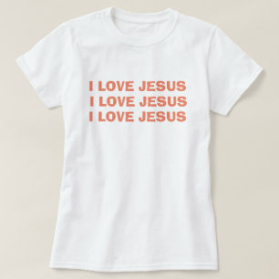 I Love Jesus Christian T-Shirt