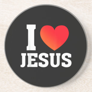 I Love Jesus Coaster