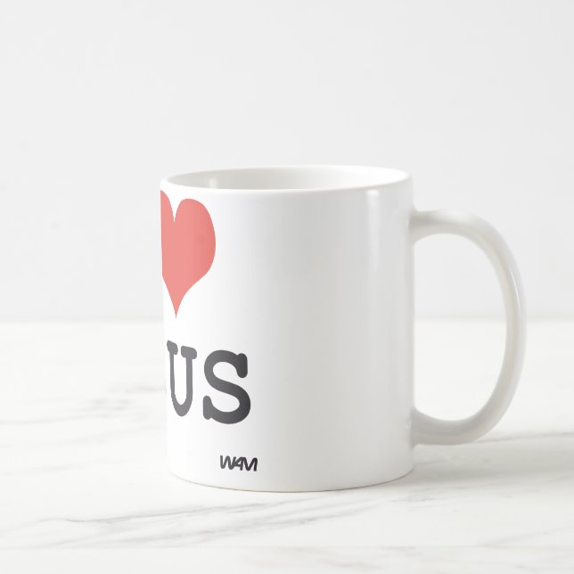 I love Jesus Coffee Mug (Right)