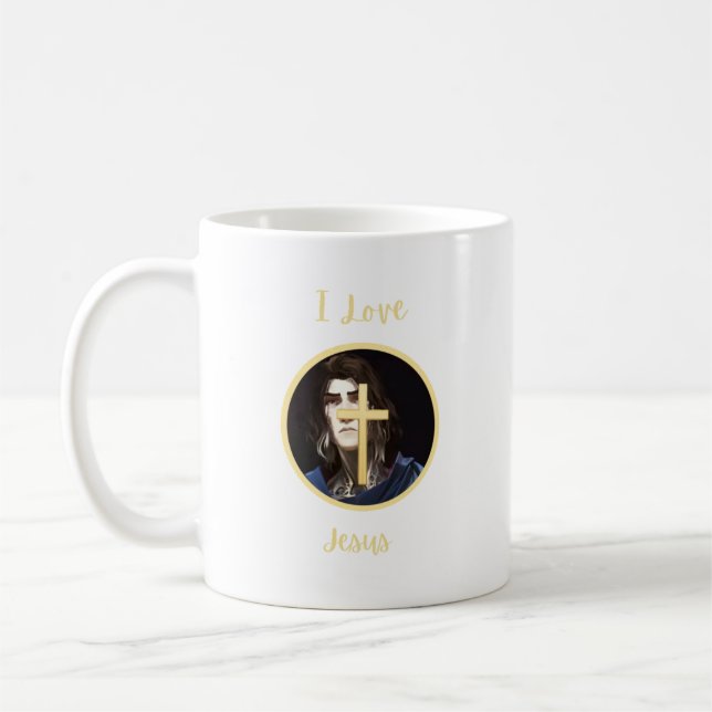 I Love Jesus Coffee Mug (Left)