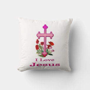 I love Jesus gifts Cushion