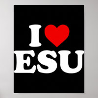 I Love Jesus - Heart T-ShirtFeatures a red heart.