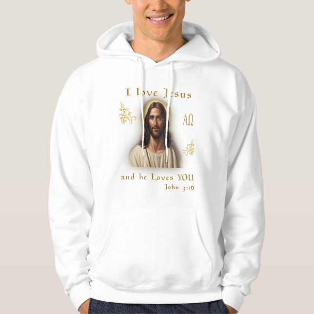 I love Jesus Hoodie (Front)