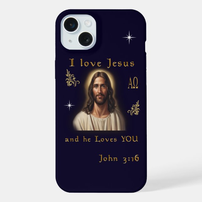 I love Jesus iPhone Case (Back)
