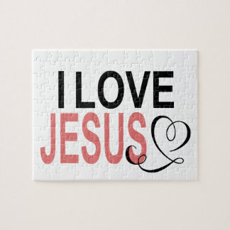 I Love Jesus Jigsaw Puzzle