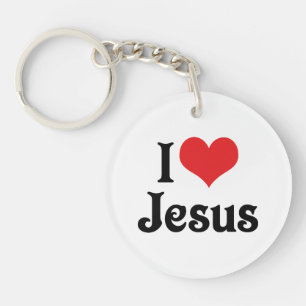 I Love Jesus Key Ring