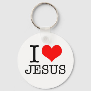 I Love Jesus   Key Ring