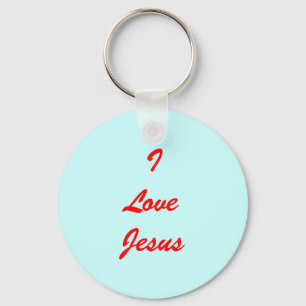 I Love Jesus Key Ring