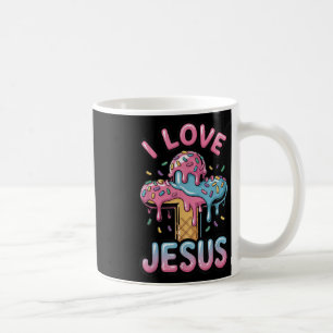 I Love Jesus Kids Christian Ice Cream Drip Boys Gi Coffee Mug