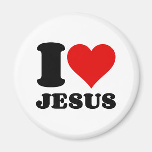 I LOVE JESUS MAGNET