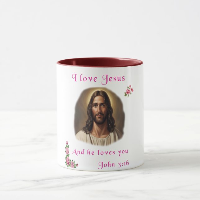 I love Jesus Mug (Center)