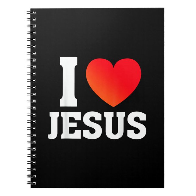 I Love Jesus Notebook (Front)