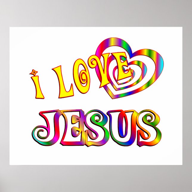 I Love Jesus Poster (Front)