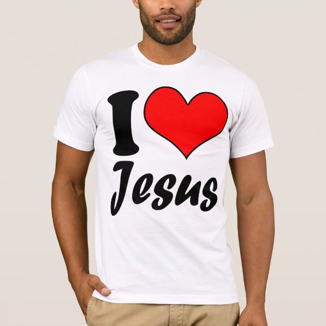 I Love Jesus T-Shirt (Front)